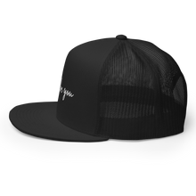Load image into Gallery viewer, Trucker Cap - Just Be You - Black w/ White Logo