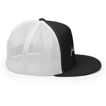 Load image into Gallery viewer, Trucker Cap - Just Be You - Black w/ White Logo