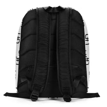 Load image into Gallery viewer, Backpack - White w/ Black Logo