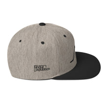 Load image into Gallery viewer, Snapback Hat - Mountain w/ Black Logo
