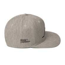 Load image into Gallery viewer, Snapback Hat - Mountain w/ Black Logo