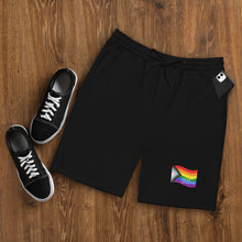 Load image into Gallery viewer, Fleece shorts - Pride flag