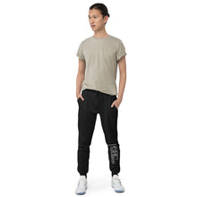 Load image into Gallery viewer, Sweatpants - Fleece - Black w/ White Logo - Shin