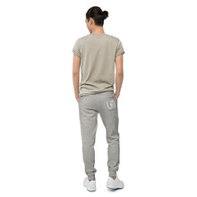 Load image into Gallery viewer, Sweatpants - Fleece - Black w/ White Logo - Pocket