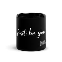 Load image into Gallery viewer, Just Be You - Unique Population Black Glossy Mug
