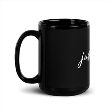 Load image into Gallery viewer, Just Be You - Unique Population Black Glossy Mug
