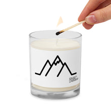 Load image into Gallery viewer, Mountain Unique Population Glass Jar Soy Wax Candle
