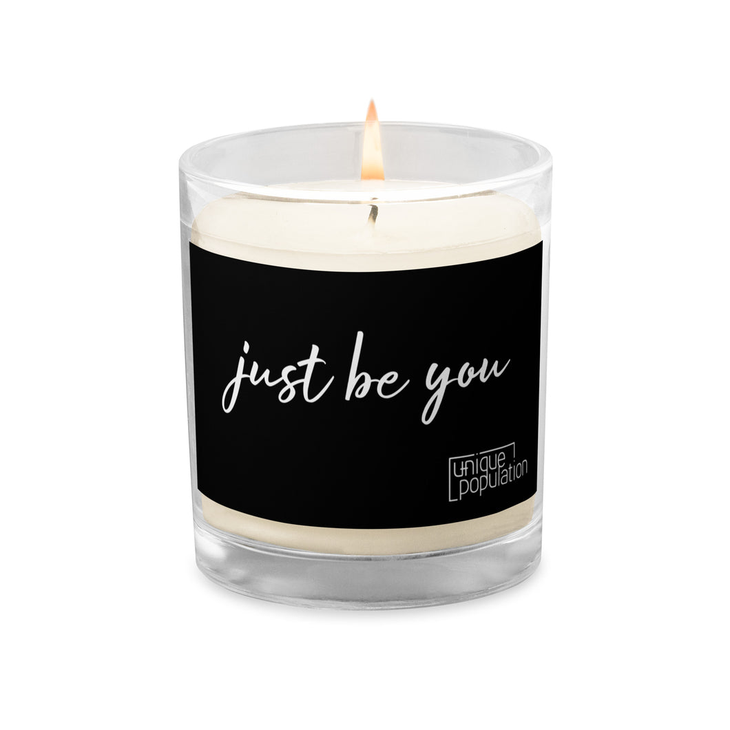 Just Be You - Unique Population Glass Jar Soy Wax Candle