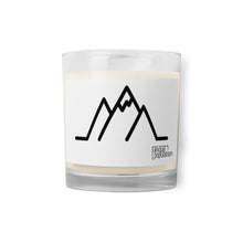 Load image into Gallery viewer, Mountain Unique Population Glass Jar Soy Wax Candle
