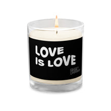 Load image into Gallery viewer, Love is Love Unique Population Glass Jar Soy Wax Candle
