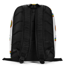 Load image into Gallery viewer, Backpack - White w/ Rainbows
