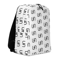 Load image into Gallery viewer, Backpack - White w/ Black Logo
