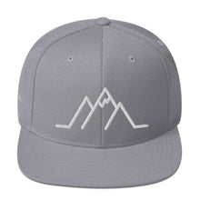 Load image into Gallery viewer, Snapback Hat - Mountain w/ White Logo
