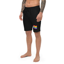 Load image into Gallery viewer, Fleece shorts - Pride flag
