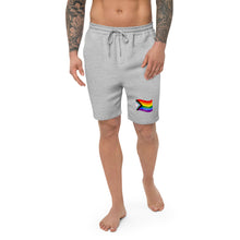 Load image into Gallery viewer, Fleece shorts - Pride flag
