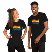 Load image into Gallery viewer, Unisex t-shirt Pride Flag
