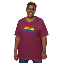 Load image into Gallery viewer, Unisex t-shirt Pride Flag
