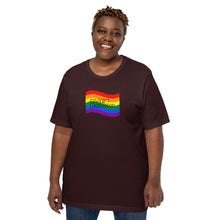 Load image into Gallery viewer, Unisex t-shirt Pride Flag
